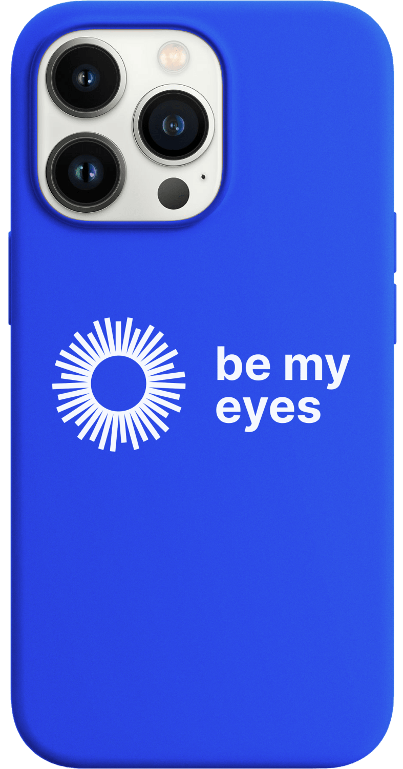 Be My Eyes iPhone cover